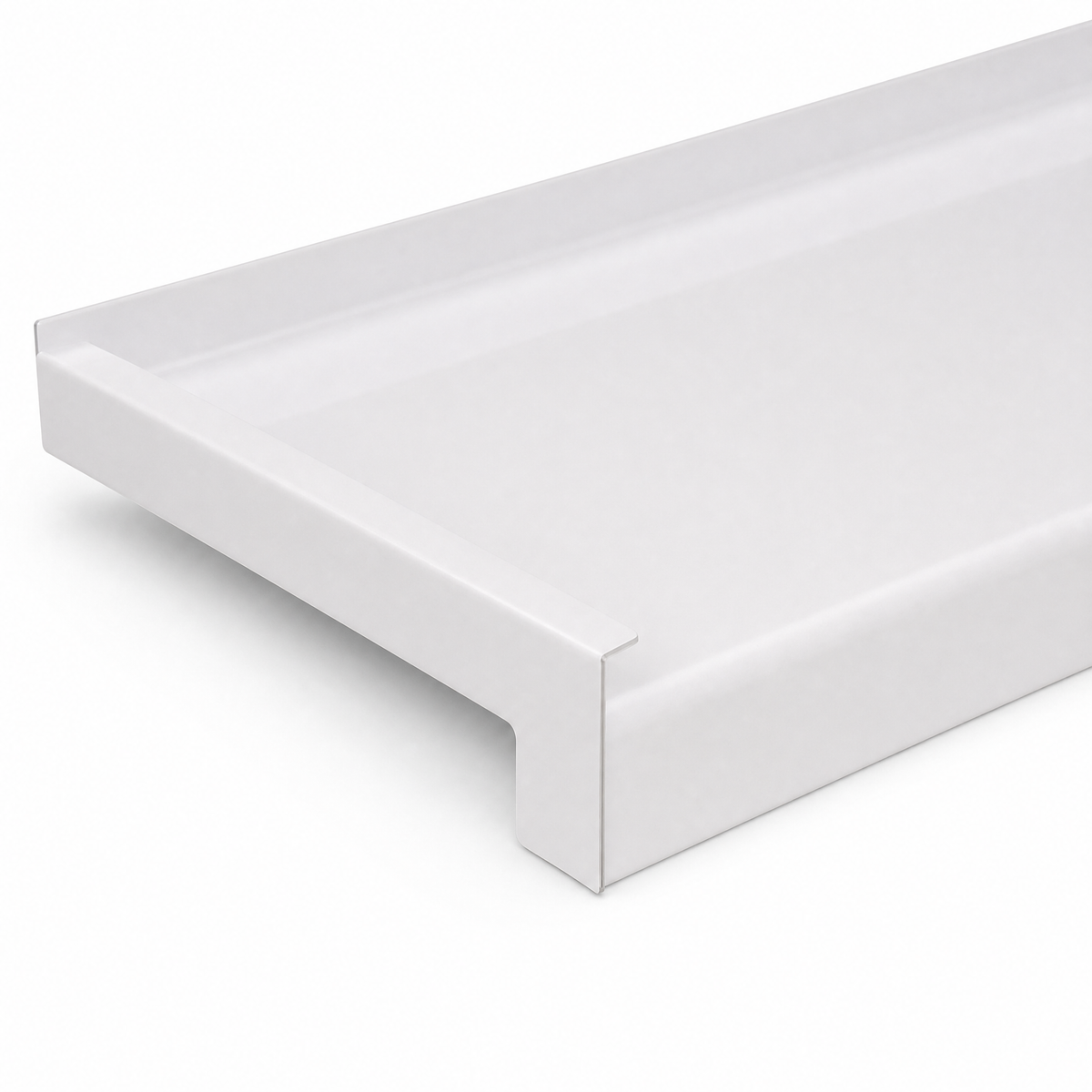 Fensterbank Aluminium aussen, Packshot auf weissem Grund